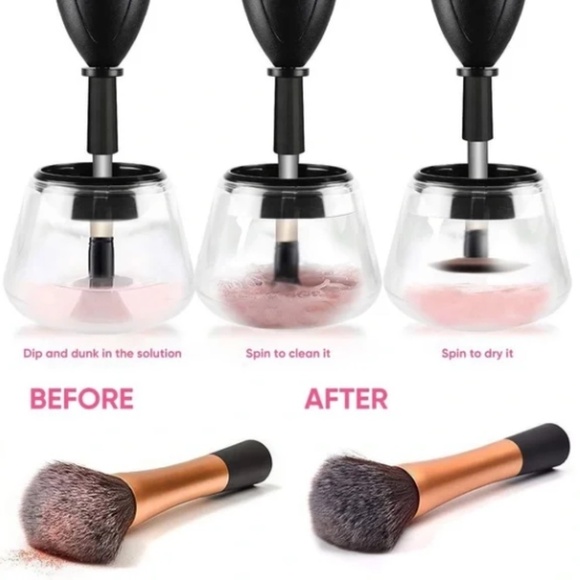 BOXYCHARM Brush Cleaner Holds 8 Different Size Brushes Silicon Holder - Picture 3 of 14